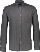 Lindbergh Brushed Herringbone Shirt L/S Mand Grå Langærmede Skjorter R...