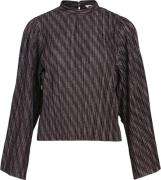 Object Objlux L/S TOP 124 Kvinde Multi Langærmede Bluser Str XL - hos ...