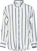 My Essential Wardrobe Miamw Shirt Kvinde Snow White W. Blue Stripe Lan...