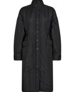 Designers Remix Braga Drape Coat Kvinde Sort Dunjakker Str 32 - hos Ma...