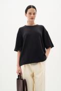 InWear Pannieiw Oversize Tshirt Kvinde Black Kortærmede T-shirts Relax...