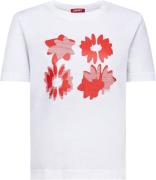 Esprit AW tee 1/2 Slee Kvinde White Kortærmede T-shirts Str L - hos Ma...