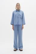 InWear Philipaiw Pant Kvinde Light Blue Denim Bukser Med Lige Ben Str ...