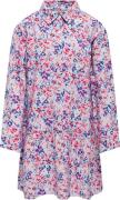 ONLY Kogveneda L/S Short Dress PTM Str 158 - Clear Sky/cruise Floral K...