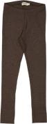 MarMar Copenhagen Leg Str 6Y/116 - Deep Choco Mel. Leggings hos Magasi...