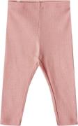 Wheat Rib Leggings Maddy Str 2 år / 92 cm - Lyserød Leggings Bomuld ho...