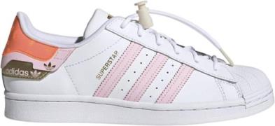 adidas Superstar Kvinde Ftwwht/clpink/solred Sneakers Str 5 - Læder ho...