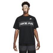 Nike Sportswear air Mesh Tshirt Mand Black Kortærmede T-shirts Str S -...