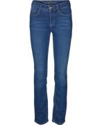 MAC Jeans Dream Kvinde Mid Blue Authentic Wash Straight Jeans Str W32 ...