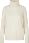 Rosemunde Wool & Cashmere Pullover Kvinde Hvid Rullekraver Str L Cashm...