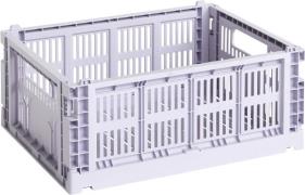 Hay HAY Colour Crate, Medium Lavendel Str W26,5 X L34,5 X H14 - Kurve ...