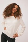 Magasin Mabel 2 100% Cashmere Kvinde Off White Sweaters Str L Cashmere