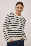 Magasin Avelyn 1 GRS Kvinde Navy Blue / Star White Stripe Sweaters Str...