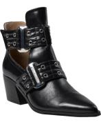 Steve Madden Giustine Boots Kvinde Black Leather Støvletter Str 40 - h...