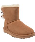 UGG W Mini Bailey Bow II Kvinde Chestnut Vinterstøvler Str 36 - hos Ma...