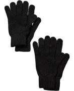 Magasin 2 Pack Knitted Gloves ONE SIZE Handsker Uld