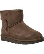 UGG Classic Mini Baile Kvinde Hickory Vinterstøvler Str 36 - Polyester...