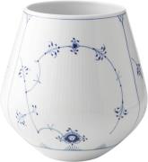 Royal Copenhagen Musselmalet Riflet 20,5 cm Vase Stor Hvid, Blå Str H:...