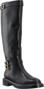 Bianco Biapaloma Knee High Boot Smooth Leather Kvinde Black Langskafte...