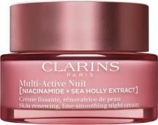 Clarins Multiactive Natcreme Normal/dry Skin 50 ml - Natcreme hos Maga...