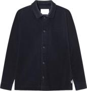 Les Deux Layton Corduroy Overshirt Mand Dark Navy Overshirts Str L - B...