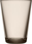 Iittala Kartio 40 cl Glas Linen 2 stk Linen - Vandglas Glas hos Magasi...