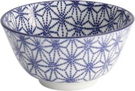 Tokyo Design Studio Nippon Blue Rice Bowl 12x6. 4cm Star Tn01/f 6/96 B...