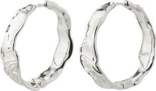 Pilgrim Julita Recycled Hoop Earrings Silverplated one size - Creoler ...