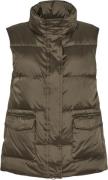 Sand Aria New Darien Vest Short Kvinde Grøn Veste Str L - hos Magasin