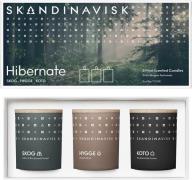 Skandinavisk Hibernate Giftset 3 Mini Candles Kvindeduft 3 x 65 g - Du...