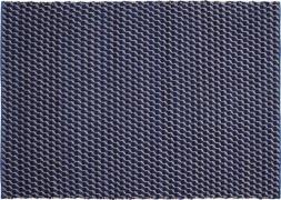 Hay Channel Rug60 x 200-blue, White 0008 Str 60 x 200 - Gulvtæpper hos...