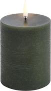 Uyuni LED Pillar Candle, Olive Green, Rustic, 7,8 x 10,1 cm 4/24 Olive...