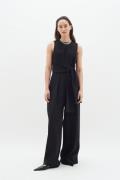 InWear Yasminaiw Jumpsuit Kvinde Black Buksedragter Str 36 - hos Magas...