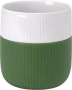 Royal Copenhagen Fluted Contrast Mug 35cl Forest Green Hvid - Kopper U...