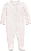 Polo Ralph Lauren Floraltrim Cotton Coverall Str 6M / 6-9 mdr - Pink H...