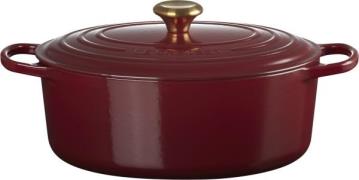 Le Creuset Oval Stbejernsgryde 6,3 L Garnet Garnet Str 31cm - Gryder h...