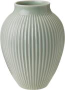 Knabstrup Keramik Knabstrup, Vase, Riller Mintgrøn, 20 cm Ripple Mint ...