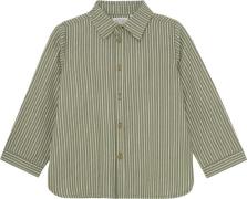 Huttelihut Shirt Woven Str 128 - Deep Lichen Green Skjorter hos Magasi...