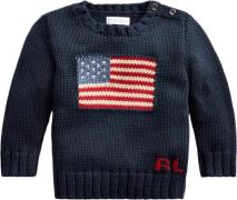 Polo Ralph Lauren Combed Cottonflag CN Swtr-tp-swt Str 12 mdr / 74 cm ...