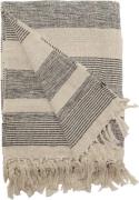 AU Maison Plaid, Bandeaunatur/sort, 130x180 cm 0008 Str 130x180 cm - P...