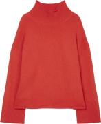 Marc O’Polo Pullover, Longsleeve, Standup Coll Kvinde Poppy Red Rullek...