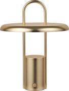 Stelton Pier Portable LED Table Lamp H25 Brass Str H 25cm Ø 20 cm - Bo...