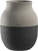 Kähler Omaggio Circulare Vase H20 cm Antracitgrå Grå Str H:20 Ø:16 cm ...