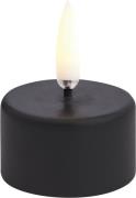 Uyuni LED Tealight Premium 400~, Plain Black wax, Smooth, 4x21 cm Sort...