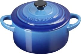 Le Creuset Mini Gryde 10 cm Azure Blue Azure Blue Str 10 cm - Gryder h...