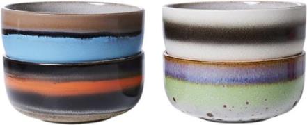 HK Living 70s Ceramics Dessert Bowls Freak out set of 4 Multi - Server...