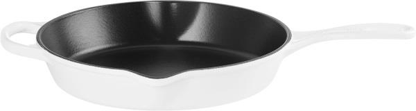 Le Creuset Dyb Stegepande Støbejern 26cm White White Str 26 cm - Stege...