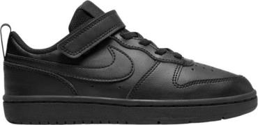 Nike Court Borough 2 Sneakers Sort Sneakers Str 28 - Læder hos Magasin