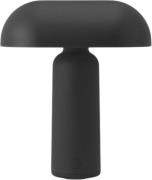 Normann Copenhagen Porta Portable Table Lamp Black Str H 23,5cm Ø65 cm...