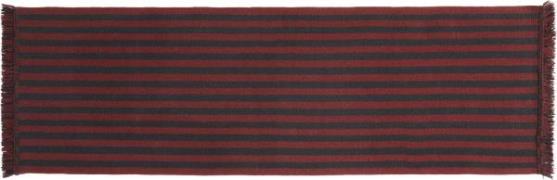 Hay Stripes and Stripes Wooll200 x W60 Cherry Str L200 x W60 - Gulvtæp...